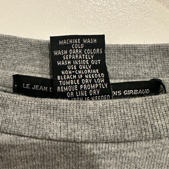 Vintage Le Jean De Martithe + Francois Girbaud Y2K Pieced Argyle Top Size Large - Picture 7 of 9